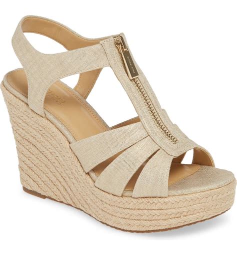 michael kors high top wedges|michael kors berkley wedges.